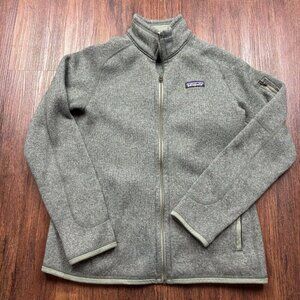Patagonia Better Sweater Full Zip Fleece Hemlock Green Women’s Size Medium